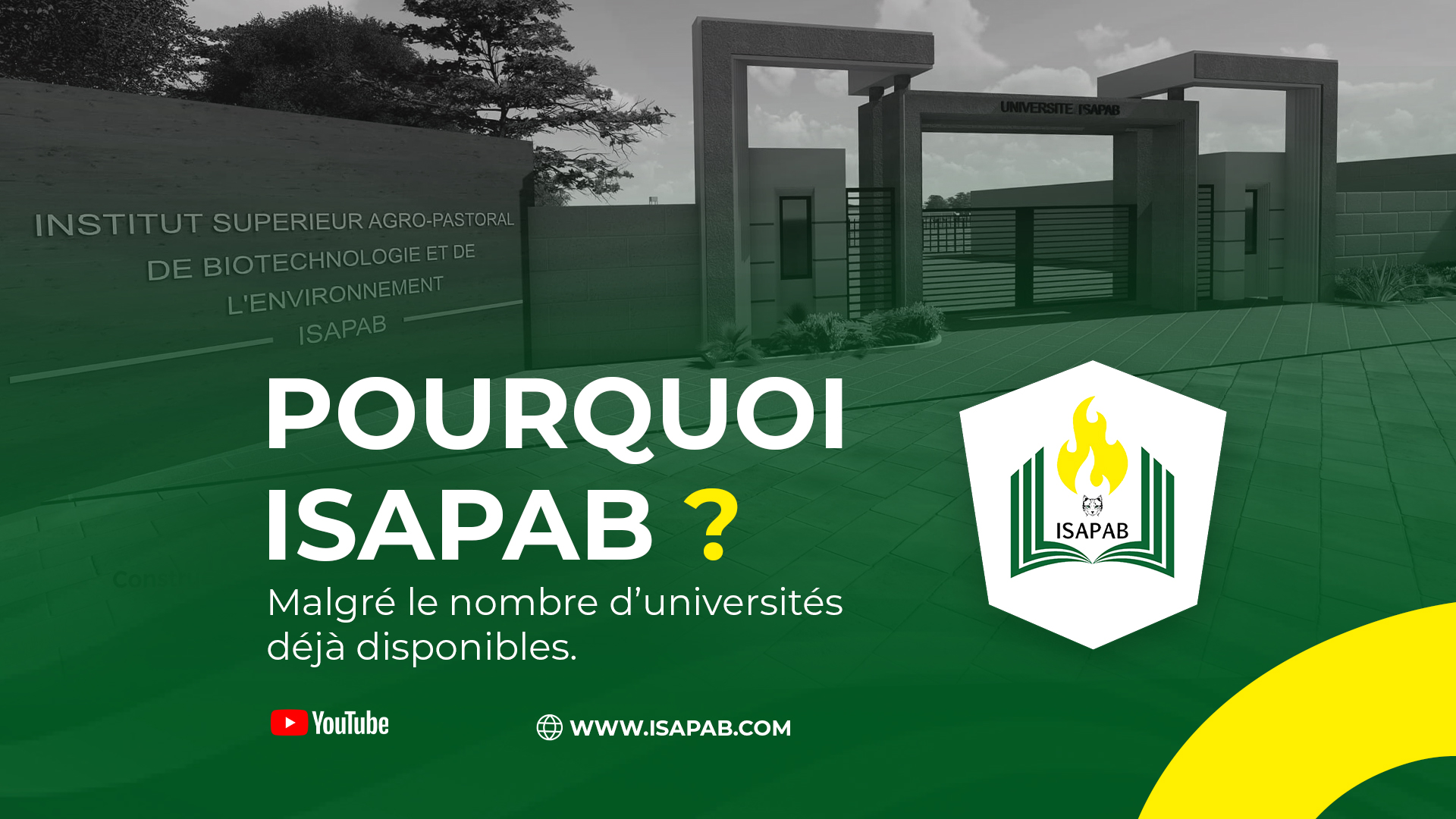 ISAPAB | 🎓 Pourquoi choisir l’ISAPAB ?
